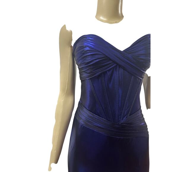 Sherri Hill Womens Strapless Off Shoulder Dress Size 6 Prom Cocktail Pageant - Picture 4 of 13